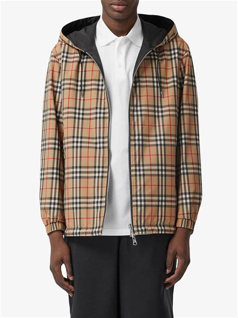 reversible burberry|burberry reversible vintage check jacket.